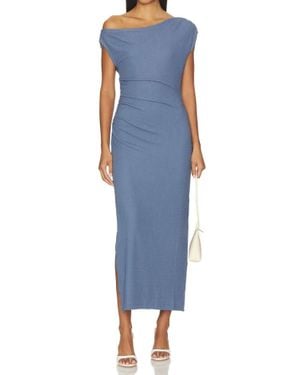 MINKPINK Freya Asymmetrical Dress - Blue