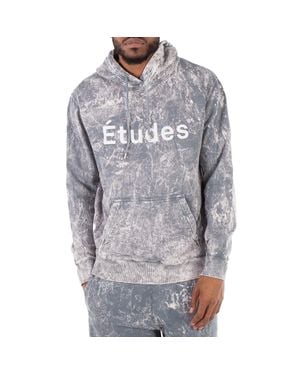 Etudes Studio Klein Logo Print Hoodie - Gray