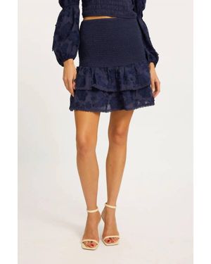 Caballero Leah Mini Skirt - Blue