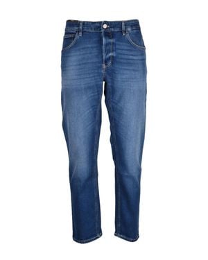PT Torino Cotton Elastane Stretch Jeans - Blue