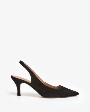 Flattered Franchesca Suede Heel - Black