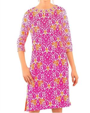Gretchen Scott Jersey Bateau Dress - Pink