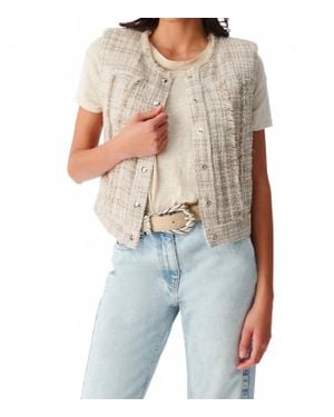 IRO Dilea Sleeveless Jacket - Blue