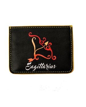 Emm Kuo Horoscope Sagittarius Cardholder - Black