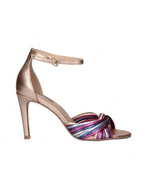 Exe' Colored Heel Sandal - Pink