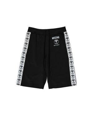 Moschino Contrasting Band Shorts - Black