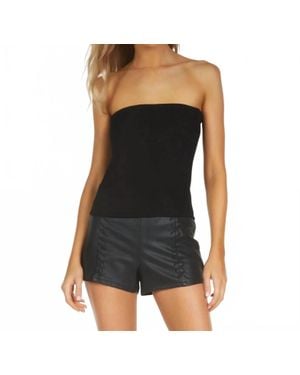 Michael Lauren Axford Tube Top - Black