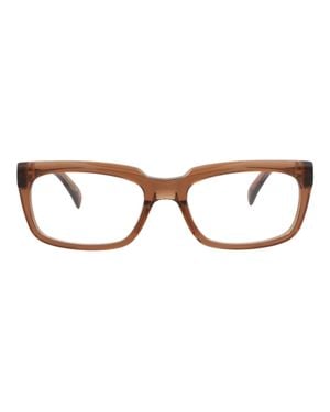 dunhill Square-Frame Recycled Acetate Optical Frames - Brown