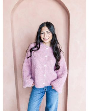 SOFIA The Label Rose Blush Cardigan - Pink