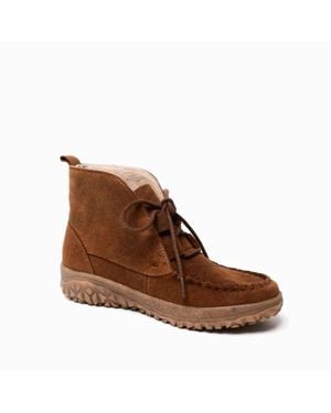 Minnetonka Tealey Ankle Boots - Brown