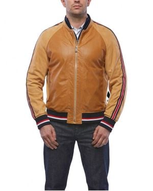 Lusso Beni Hampi Bomber Jacket - Yellow