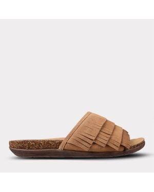 Mykos Clea Slide Sandal - Brown