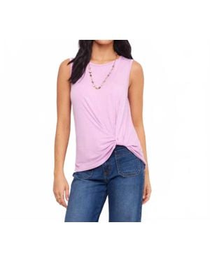 Karen Kane Sleeveless Pick-Up Top - Blue