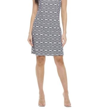 Aryeh Keyhole Mini Dress - Black