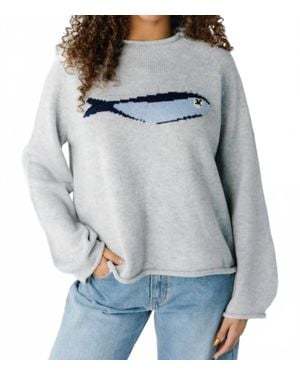 Things Between Sardine Knit Sweater - Gray