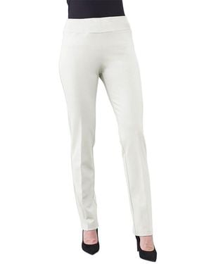 INSIGHT NEW YORK Solid Scuba Straight Pant - Gray