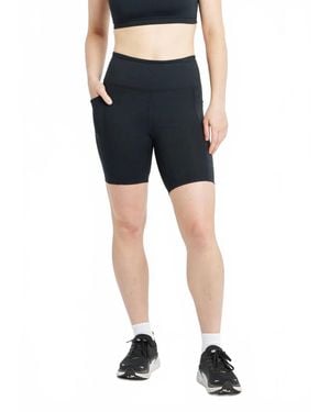 Oiselle Pockito Biker Shorts - Blue