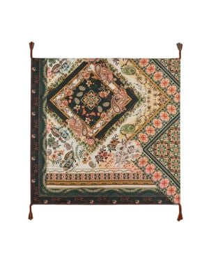 Johnny Was Solana Silk Scarf - Metallic