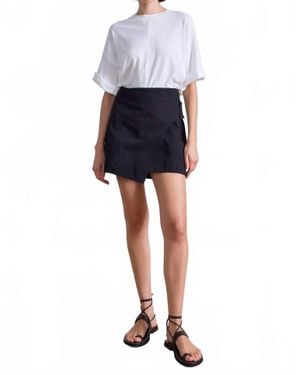 Apiece Apart Mini Lahiri Skirt - Blue