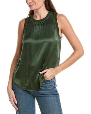 Michael Stars Shay Rib Binding Tank - Green
