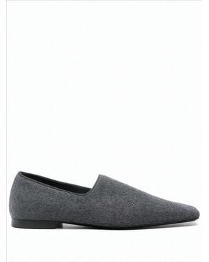 TOTEME Minimalist Flat Shoes With Pointed Toe - Gray