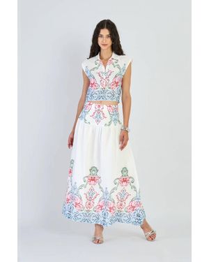 Beyond By Vera Kara Skirt - White