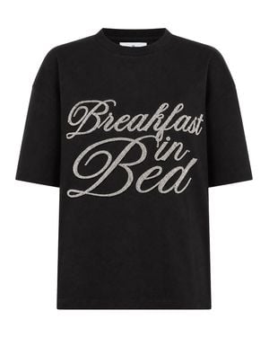 Philipp Plein Fit T-Shirt Breakfast - Black