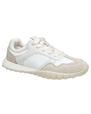 French Connection Metz Ribbon Lace Sneakers - White