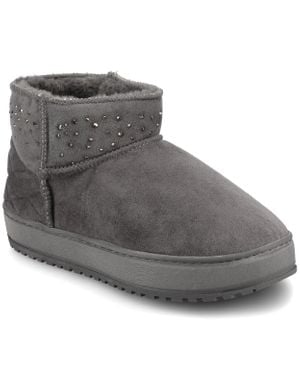 Journee Collection Journee Tarla Slipper Bootie - Gray