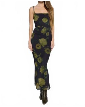 Lost + Wander Nocturnal Bloooms Maxi Dress - Green