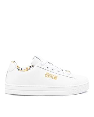Versace Jeans Couture Fondo Court Polyurethane Sneakers - White