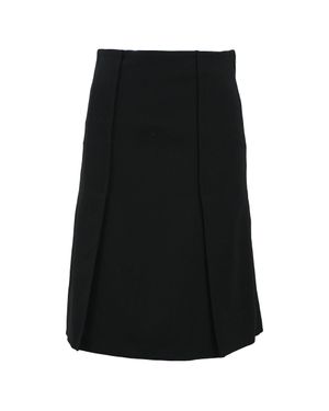 Proenza Schouler Paneled Midi A-Line Skirt - Black
