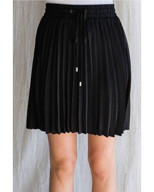 Jodifil Just A Flirt Pleated Skirt - Black