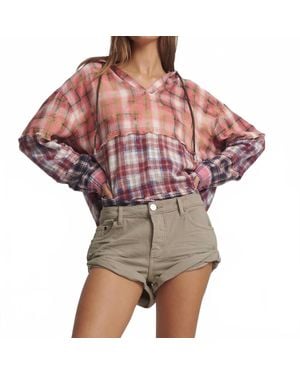 One Teaspoon Bandits Low Waist Denim Shorts - Multicolor