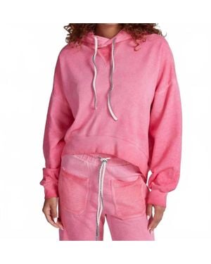 ASKK NY Adjustable Drawstring Hoodie - Pink