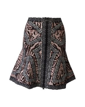 Hervé Léger Flared Skirt - Black