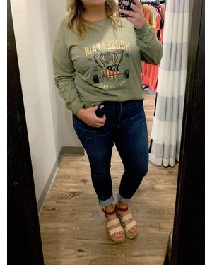 Blue B Mineral Eagle Graphic Tee - Green