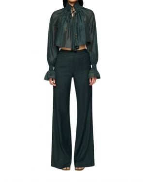Clea Laurel Cropped Shirt - Multicolor