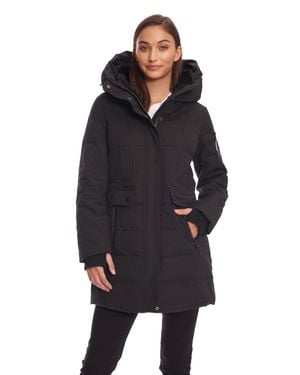 Alpine North Kootney Vegan Down (Recycled) Mid-Length Parka - Black