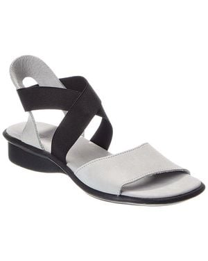 Arche Satia Leather Sandal - White