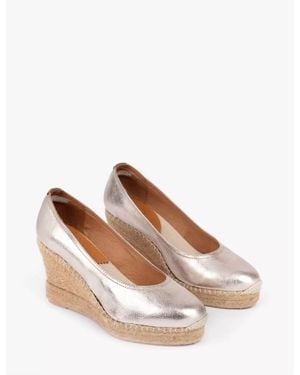 Penelope Chilvers Scoop Leather Espadrille - Brown