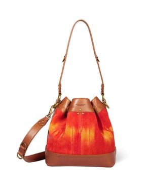 Jérôme Dreyfuss Ben Small Bucket Bag - Red