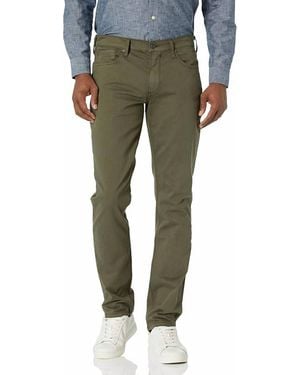 PAIGE Federal Slim Fit Straight Leg Eco Twill Pant - Green