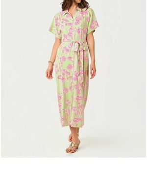 lilly pulitzer sloane midi dress lilly pulitzer sloane maxi dress Lily Pulitzer Blue Multi Size XS Dress   Swap Boutique