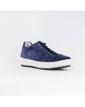 Ara Alexandria Lace Up Sneaker - Blue