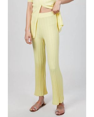 Ronny Kobo Xiomara Knit Pant - Yellow