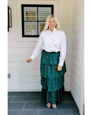 Layerz Clothing Renee Long Sleeve Top - Green