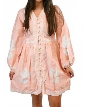 Victoria Dunn Cecilia Mini Dress - Pink