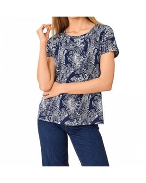 Lilly Pulitzer Etta Scoop Neck Top - Blue