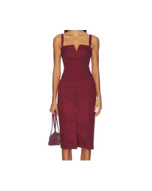 Amanda Uprichard Tisha Dress - Red